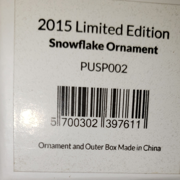 Pandora | Trio Snowflake ornament 3D porcelain - Picture 12 of 12